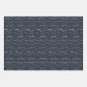 Schneesturm weiß, Meerblau, Turquoje Geschenkpapier Set (Vorderseite 2)