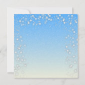 Schneesturm Wintersolstice Einladung (Rückseite)