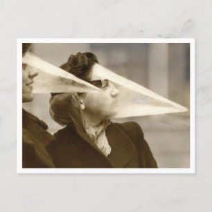 Schneestürme aus Kunststoff Fotografie Postkarte