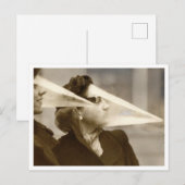 Schneestürme aus Kunststoff Fotografie Postkarte (Vorne/Hinten)