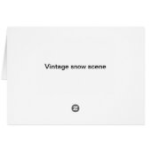 Schneeszene (Rückseite Horizontal)