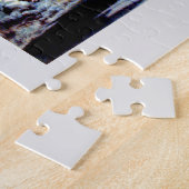 Schneeszene am kalten Morgen Puzzle (Seite)