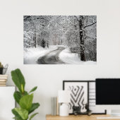 Schneeszene Art Print Poster (Heimbüro)