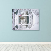 Schneeszene auf Leinwand (Insitu (Holzboden))