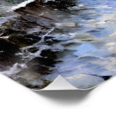 Schneeszene in Argenteuil Poster (Ecke)