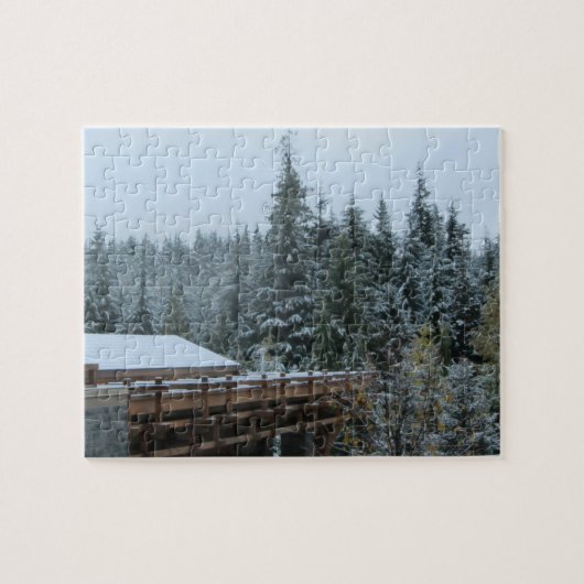 Schneeszene in Whistler Puzzle (Horizontal)