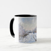 Schneeszene-Monet Tasse (Vorderseite Links)