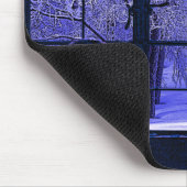 Schneeszene Mousepad (Ecke)