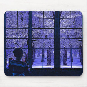 Schneeszene Mousepad