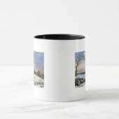 Schneeszene, Neu-England Tasse (Zentrum)