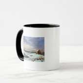 Schneeszene, Neu-England Tasse (Vorderseite Links)