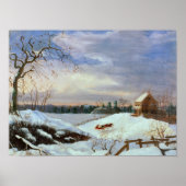 Schneeszene, New England Poster (Vorne)