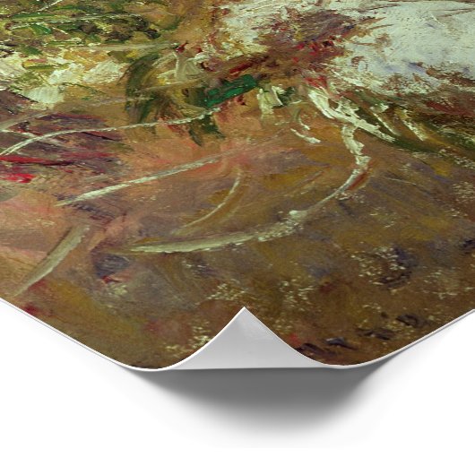 Schneeszene Poster (Ecke)