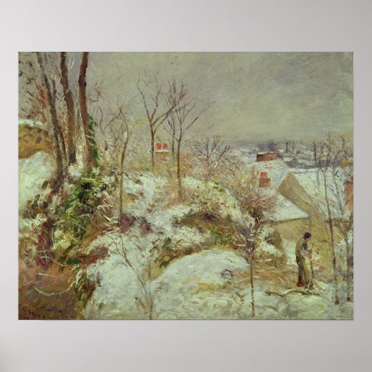 Schneeszene Poster (Vorne)