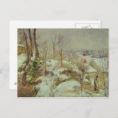 Schneeszene Postkarte (Vorne/Hinten)