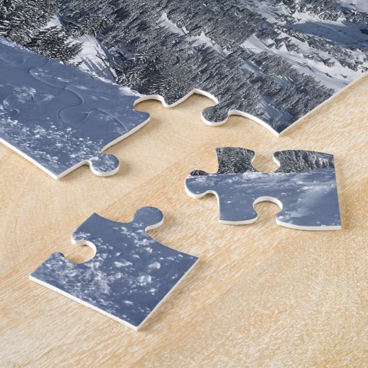 Schneeszene Puzzle (Seite)