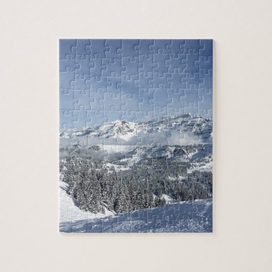 Schneeszene Puzzle (Vertikal)