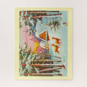 Schneeszene Puzzle (Vertikal)