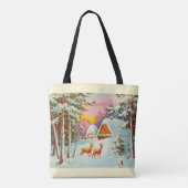 Schneeszene Tasche (Rückseite)