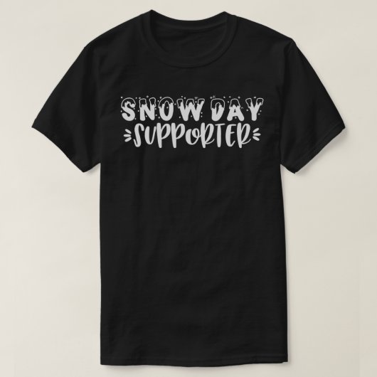 Schneetag-Anhänger T-Shirt (Design vorne)