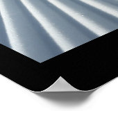 Schneetag Groomed Ski Trail Poster (Ecke)