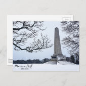 Schneetag im Phoenixpark Postkarte (Vorne/Hinten)