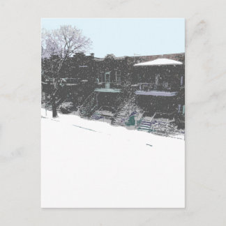 Schneetag :: journée d'hiver postkarte