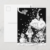 Schneetag Postkarte (Vorne/Hinten)