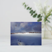 Schneetag Postkarte (Stehend Vorderseite)