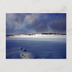 Schneetag Postkarte