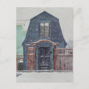 Schneetag Postkarte