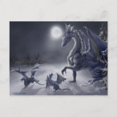 Schneetag-Postkarte Postkarte (Vorderseite)