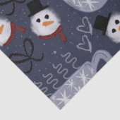 Schneetag Seidenpapier (Detail)