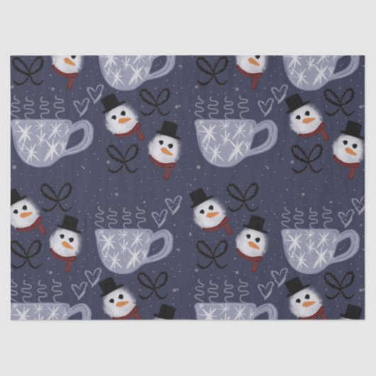 Schneetag Seidenpapier (Vorderseite)