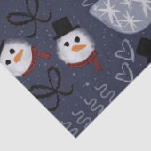 Schneetag Seidenpapier (Detail)