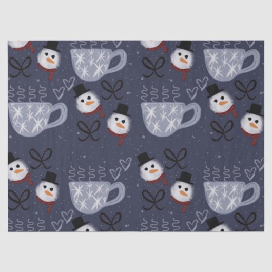 Schneetag Seidenpapier (Vorderseite)