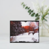 Schneetag Vermont 2011 Postkarte (Stehend Vorderseite)