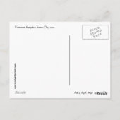 Schneetag Vermont 2011 Postkarte (Rückseite)