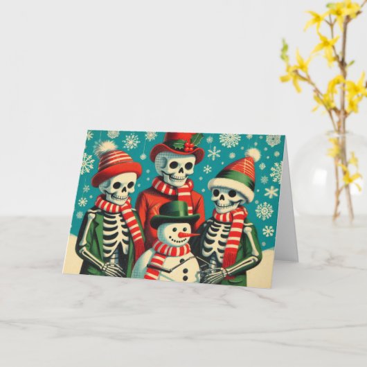 Schneetage Karte (Gelbe Blume)