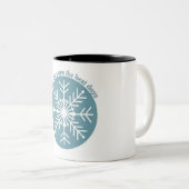 Schneetage Zweifarbige Tasse (VorderseiteRechts)