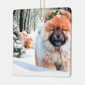 SCHNEETAGSWAHL KERAMIKORNAMENT (Links)