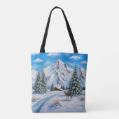 Schneetal im Gebirge Tasche (Rückseite)