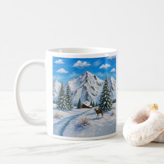 Schneetal-Kombitasse Kaffeetasse (Mit Donut)