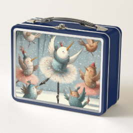 Schneetanz Metall Brotdose