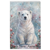 Schneetiere Kalender (Titelbild)