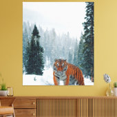 Schneetiger Leinwanddruck (Insitu (Wohnzimmer))