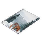 Schneetiger Notizblock (Linke Seite)