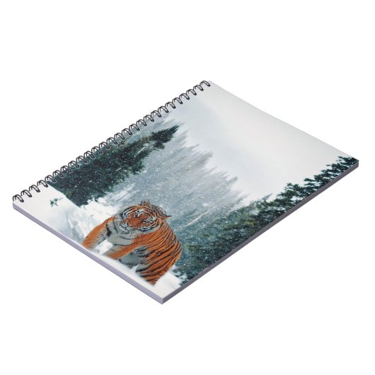 Schneetiger Notizblock (Linke Seite)