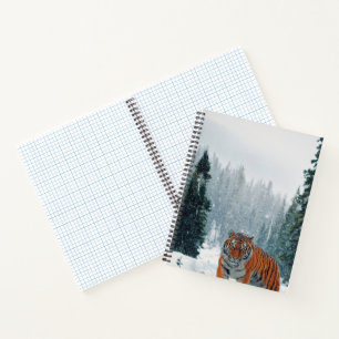 Schneetiger Notizblock