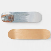 Schneetiger Skateboard (Horizontal)